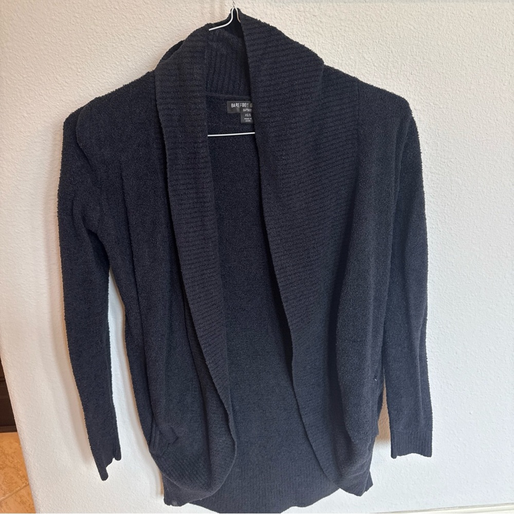 Barefoot Dreams Cozy Chic cardigan xs/s with pockets